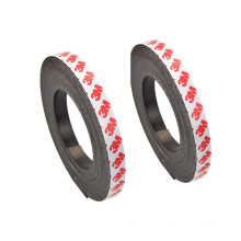 Flexible rubber magnet strip with strong 3M adhesive tape